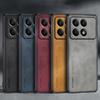 For Poco X6 Pro 5G Case Luxury PU Leather Phone Case For Xiaomi PocoX6 Pro X6Pro Redmi K70E Back Cover Silicone Full Protection