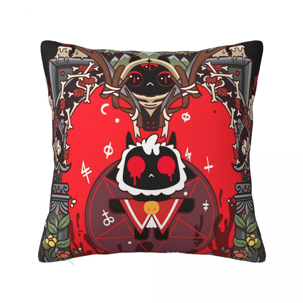 Cult Of The Lamb Pillow Cover Cushion Cover Soft Design Pillow Case Morden Pillowcases For Office Car Home Decorative