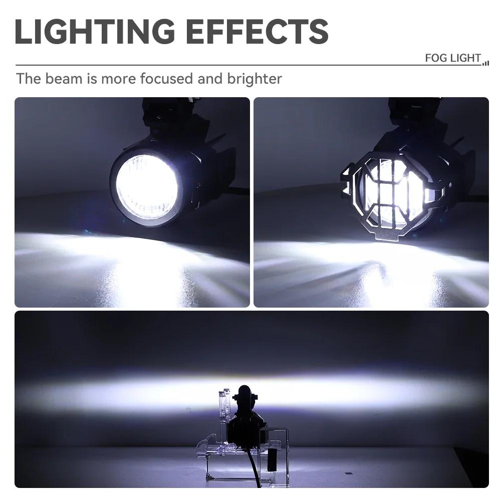 R 1200 GS Fog Lights Motorcycle Accessories LED Auxiliary Fog Light Driving Lamp For BMW R1200GS F800GS F700GS F650 K1600