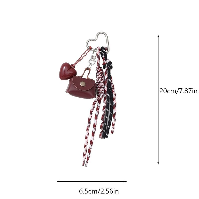 Yogodlns Handmade Nylon Woven Rope Bag Pendant Cute Mini Bag Fashion Backpack Handbag Hanging Bags Accessories