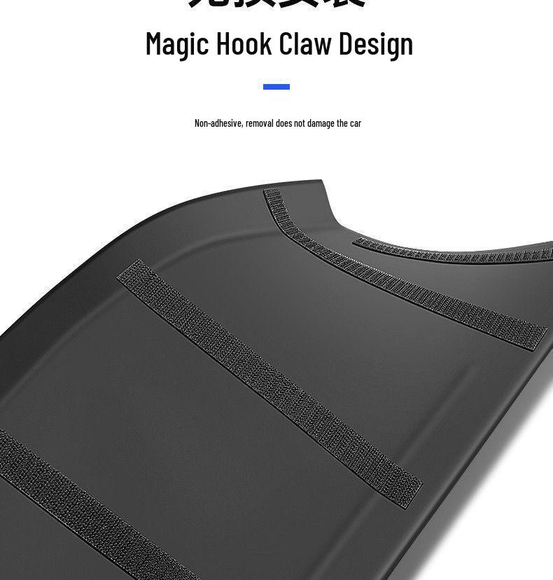 Tesla Model Y Carbon Fiber Rear Seat Corner Anti-Kick Protector Sill Strip