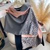 Design Winter Cashmere Scarf Women Elegant Warm Pashmina Blanket Poncho Scarves Female Leopard Print Shawl Bufanda