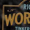 Vintage Metal Sign Custom Name Text Logo Personalized Retro Wall Decor Workshop Garage Man Cave Studio
