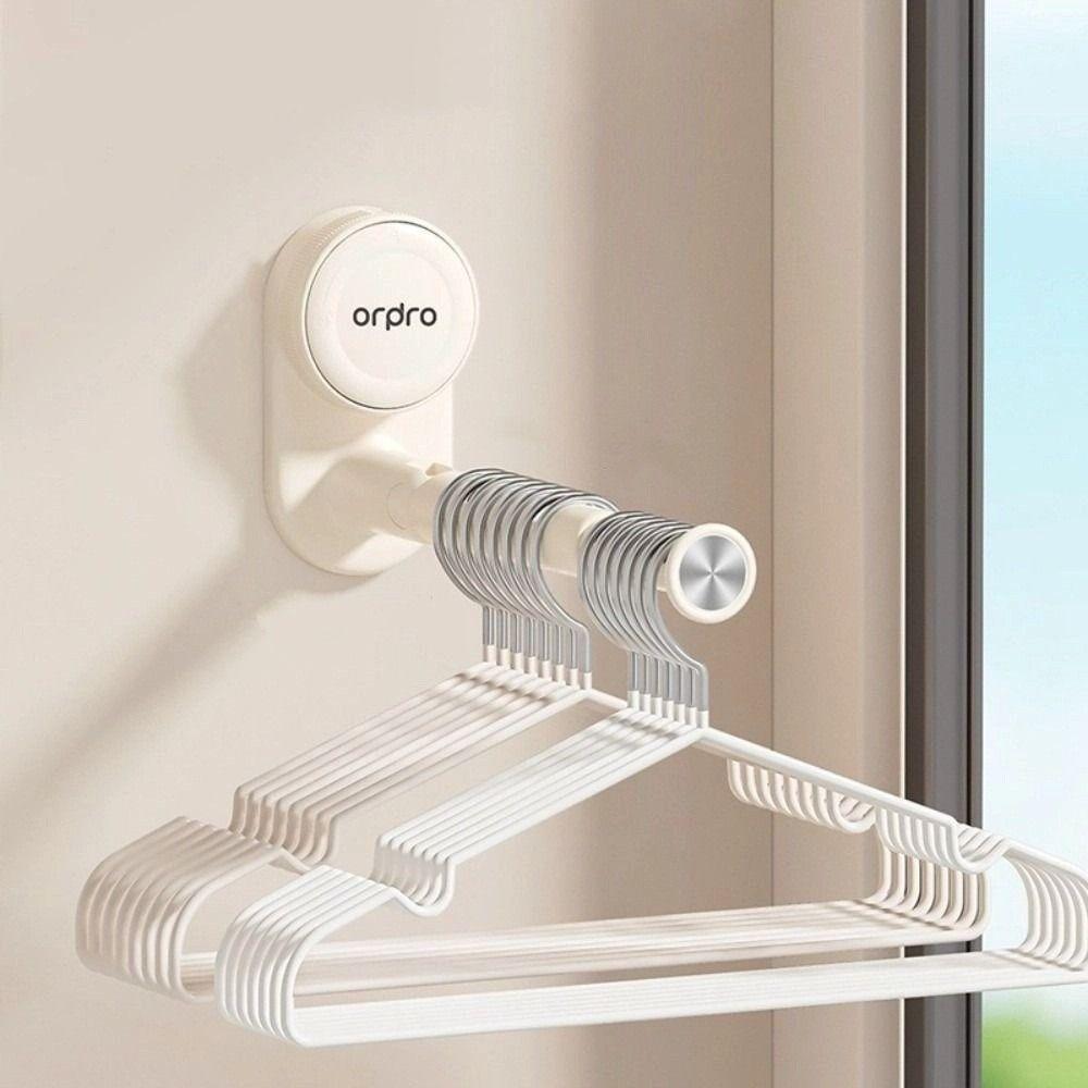 Adjustable Length Clothes Hanger Organizer Balcony Hanging Rack  for Travel