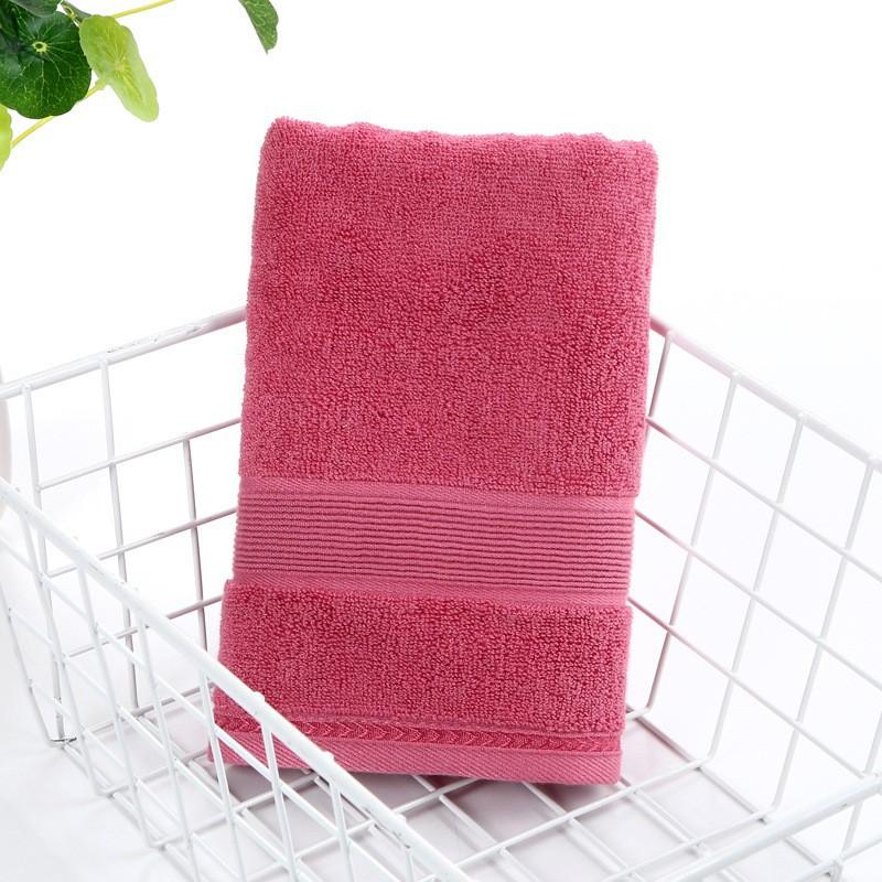 Wide satin square towel towel bath towel set Bamboo fiber breathable and water-absorbing household quick-drying hotel soft and skin-friendly large wide satin square towel 34*35 розовый