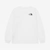 The NorTh Face Kids EssenTial Long Sleeve Round T whiTe nT7Tr50T