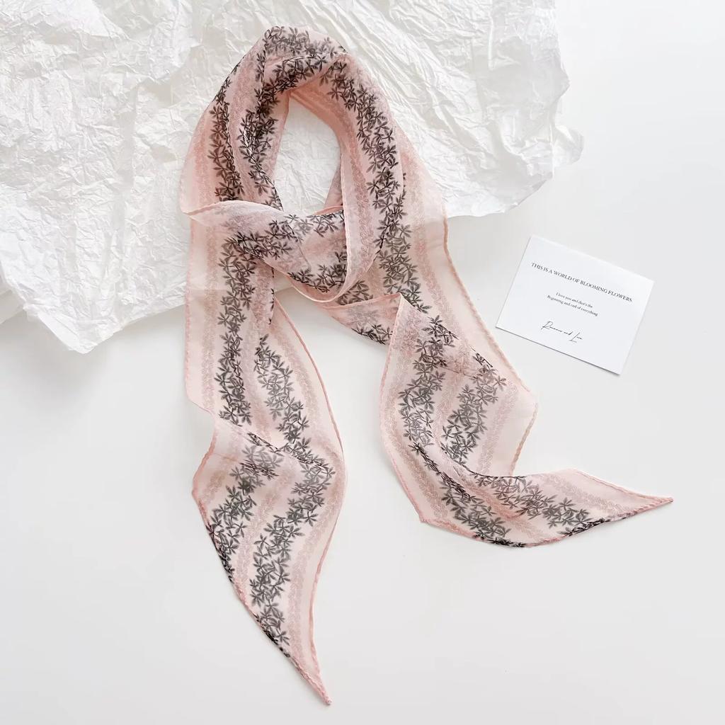 100% nature Silk Scarf Fashion Women Scarves Shawl Hijab Bandana Kerchief Pashmina Neckerchief Foulard Female Echarpe  10*150cm