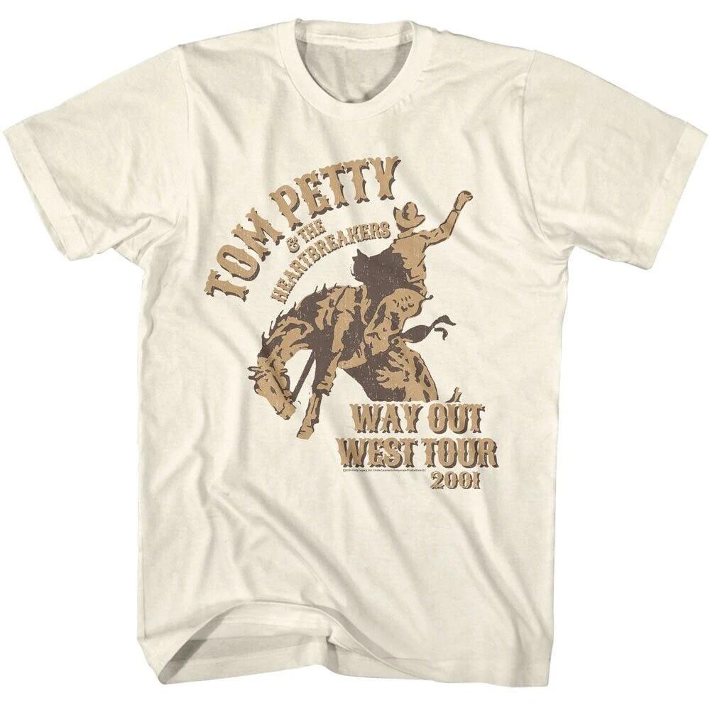 Мужская футболка Tom Petty Way Out West Tour 2001 S