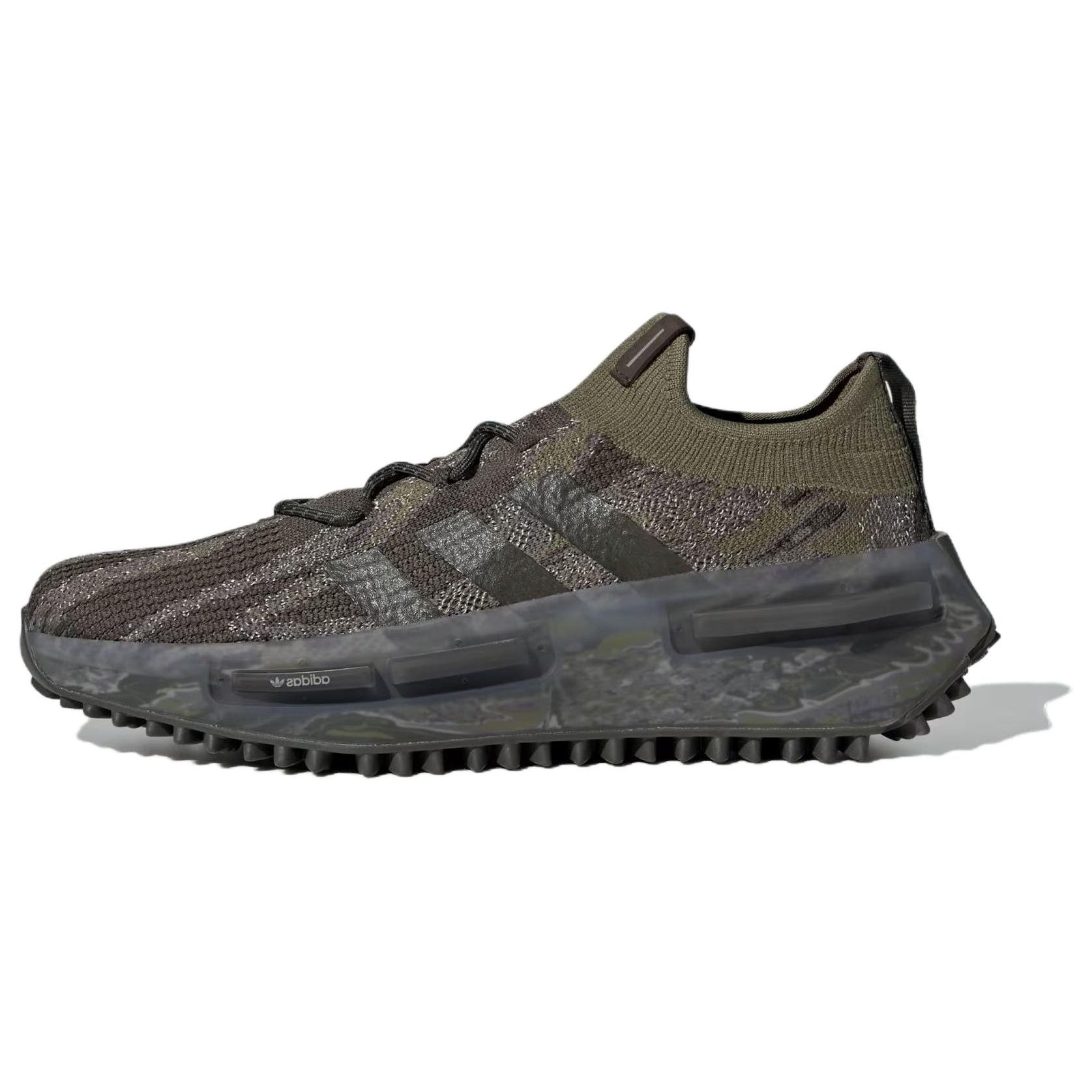

adidas NMD_S1 Смужки тигра - Оливкові Чоловічі Кросівки Зелений Тінь-Оливковий Сріблястий-Галька IF5819 40