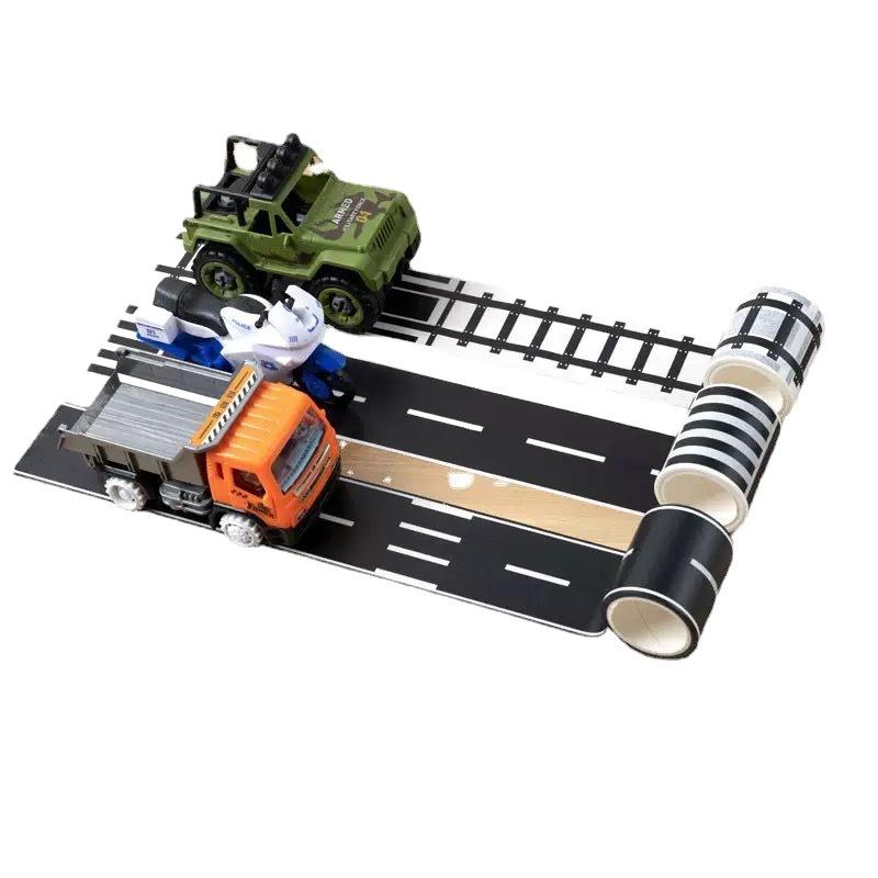 Road Railway Track Road Tape Children's Traffic DIY Washi Tape