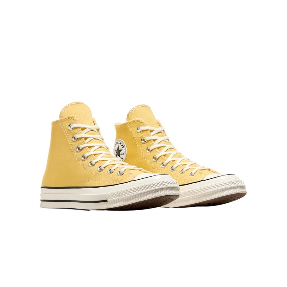 Converse Comfortable Versatile Low-Top Durable Lightweight High-Top Skate Shoes Unisex Sneakers Yellow A10526C