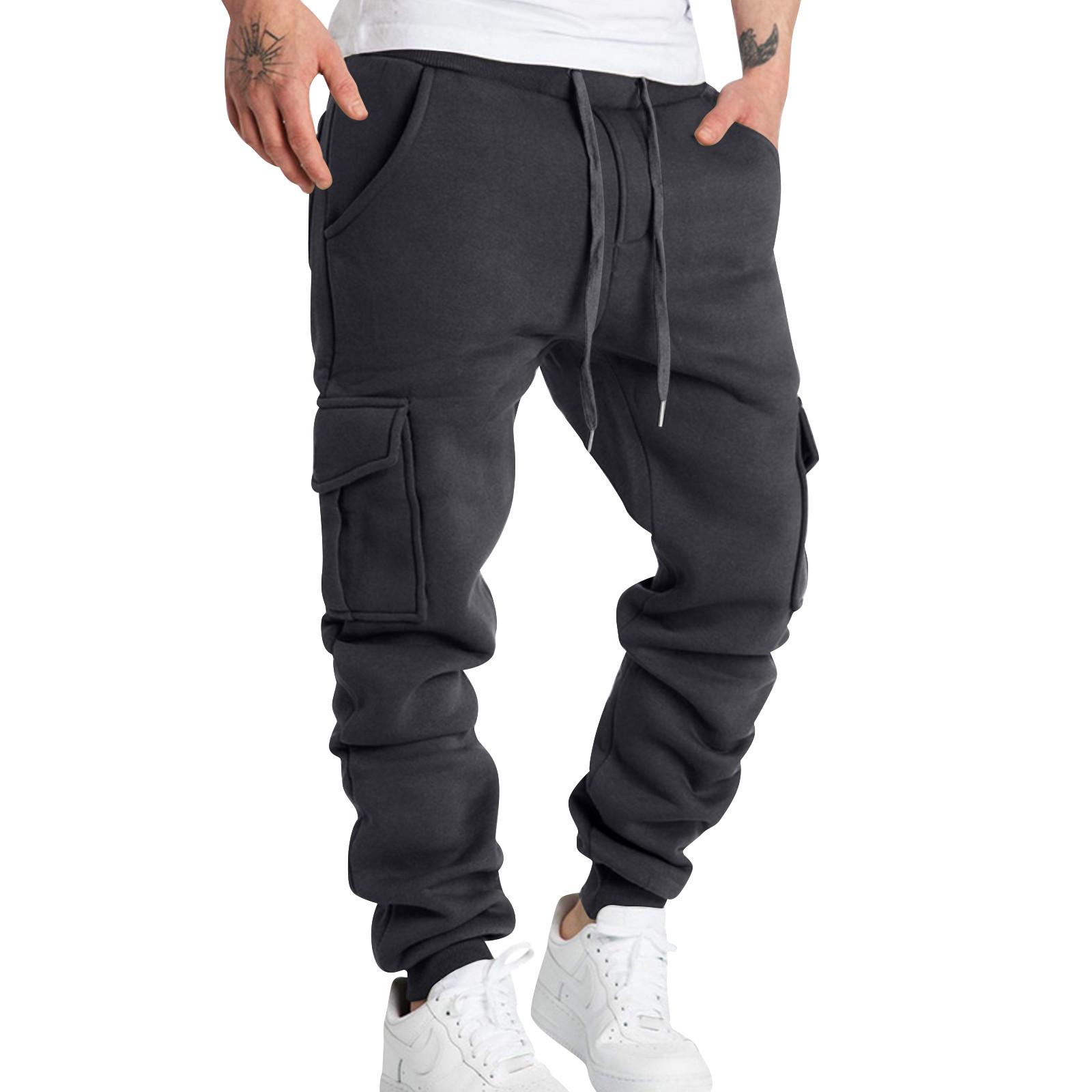 

Мужская спортивная карманная рабочая одежда, повседневные свободные шорты, повседневные шорты для бега на шнурке M