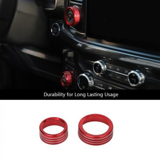 Four Wheel Drive 4WD/Trailer Switch Knob Cover Trim Ring For Ford F150 -