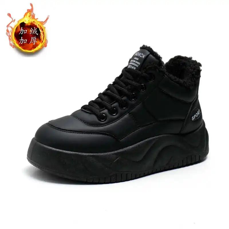 Fashion Round Foot Chunky Womens Boots Size 34 Shoes Size 40 Long Feet Shoes Sneakers Sports 2025 On Sale Authentic Styling Lux