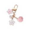 Lovely Ribbon Flower Keychain For Men Women Bag Car Key Holder Keyring Gifts