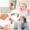 Baby Standing Bath Anti Slip Baby Bath Support Punch-free Wall-mounted Children's Bathing Rack for Standing Assistance Bathroom