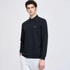 SEPTWOLVES Men's Striped Long-Sleeve Polo Shirt