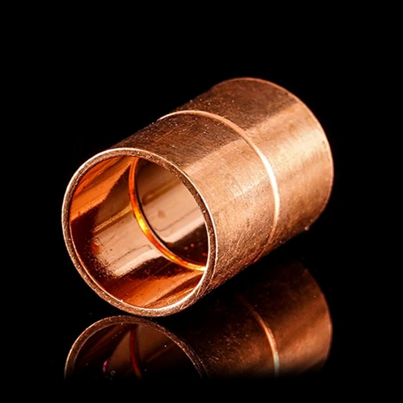 3/4 Inch Copper Sweat Adapters Sweat End Copper Tube Fittings for Air Conditioning Systems Refrigeration Pipe Connection