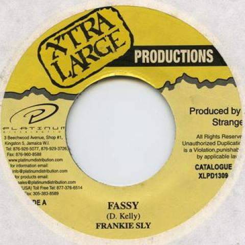 

7inch Record FRANKIE SLY - Fassy Xtra Large 1997 Jamaica Reggae, Ska & Dub