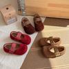 French Retro Small Leather Shoes New Girls Solid Color Princess Shoes Soft Sole Birkenstocks
