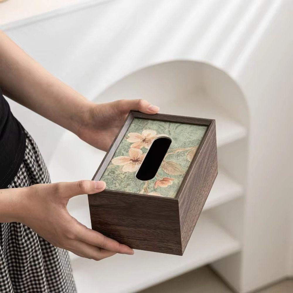 Elegant Tissue Box High-end Quality Paper Towel Holder Minimalist Paper Box  Desktop