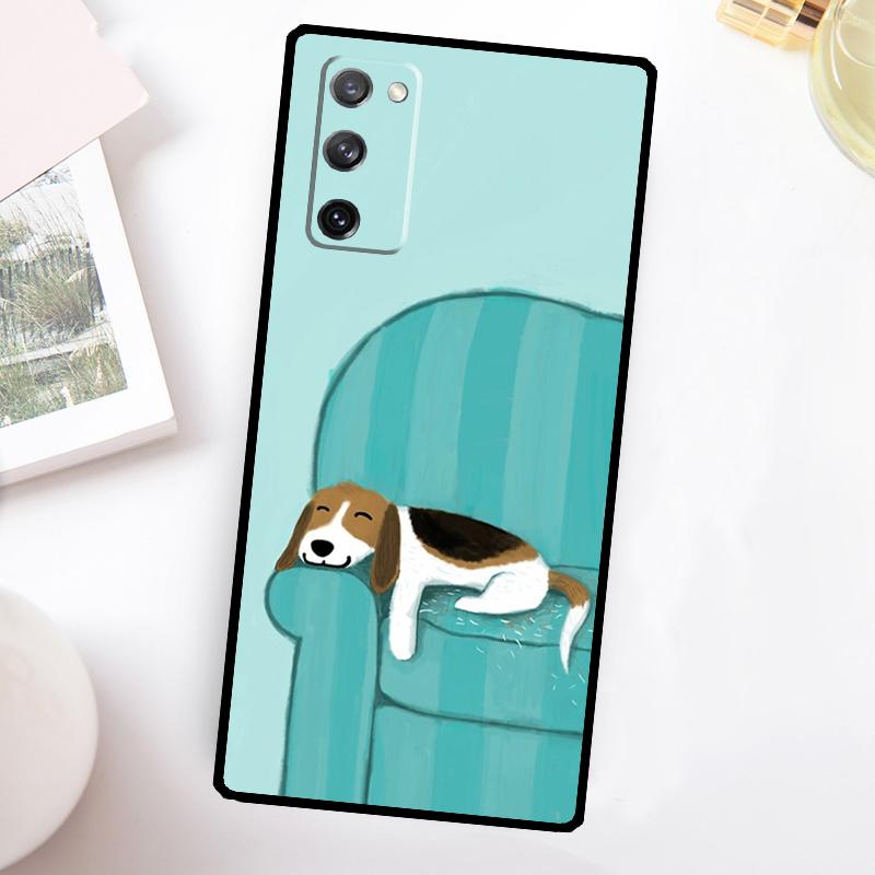 

Beagle Puppy Dog Case For Samsung Galaxy S22 S23 S24 Ultra Plus Note 10 20 S8 S9 S10 S20 FE S21 FE Cover Galaxy S10e