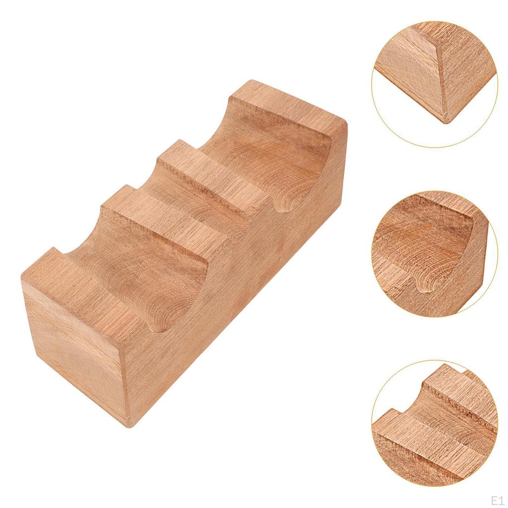 Bracelet Making Block Wooden Swage Groove Tool Forming Dapping Hardwood Large