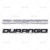 Metal 3D DURANGO Letter Tail Badge Modified Car Body Sticker Auto Decor Label Fit For Dodge