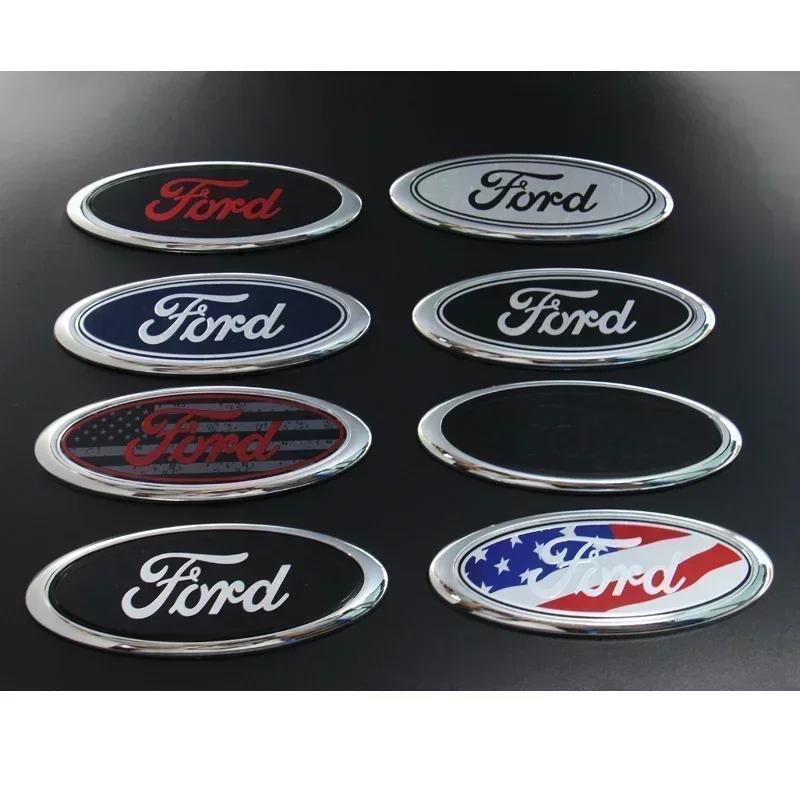 For Ford Fiesta Ranger Focus Explorer Fusion F150 F250 Escape Bronco Mondeo Transit ABS Car Body Trunk Hood Badge Decals Sticker