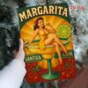 Vintage Metal Tin Sign Santa Maria Bar Decor Retro Margarita Cocktail Wall Art