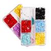 White Mini Five-Petal Flower Resin Rhinestones for Nail Art & Phone Case Decoration