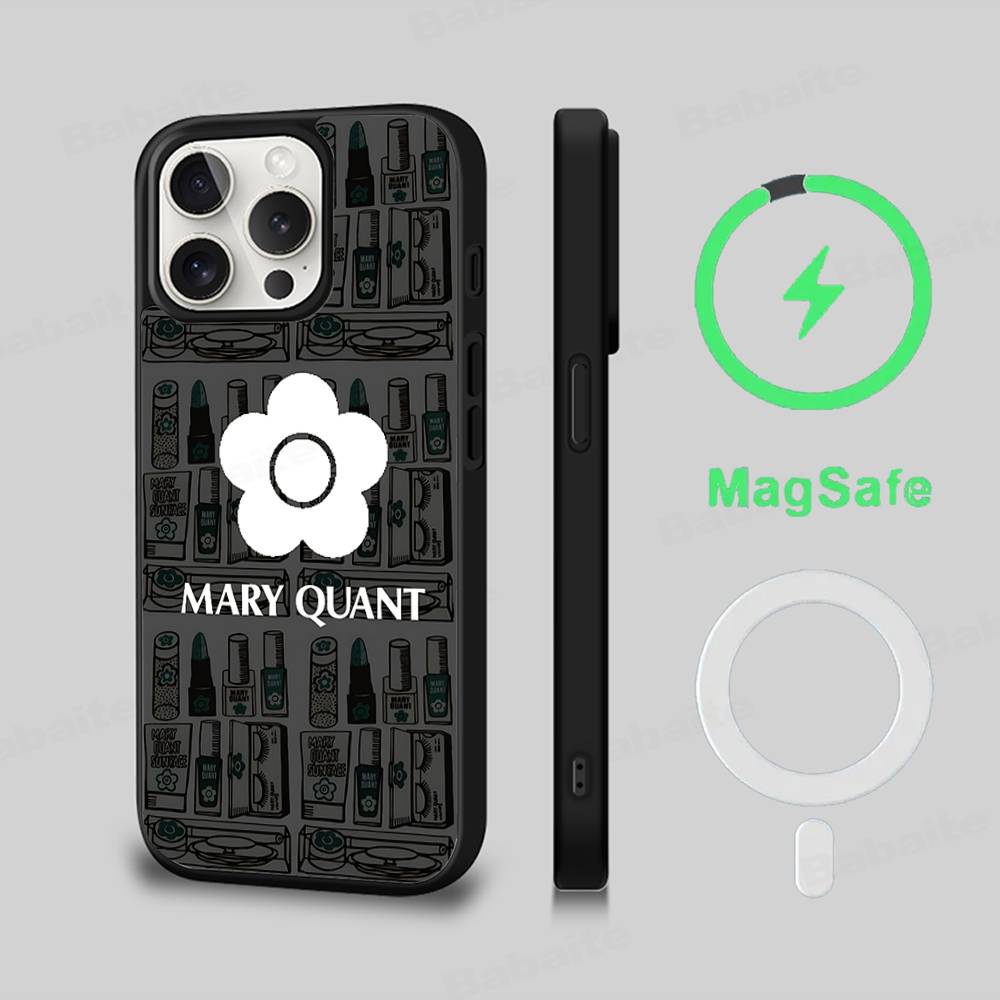 

GOOD Brand Q-QUANT MARY Phone Case Magnetic Case For IPhone 16 14 13 12 11 15 Pro Max Plus For Magsafe Wireless Charge Cover iPhone 14 plus