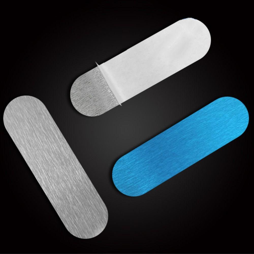 10PCS Reusable Self-Adhesive Patch Magnetic Adsorption Steel Plate for Magnetic Parking Signs