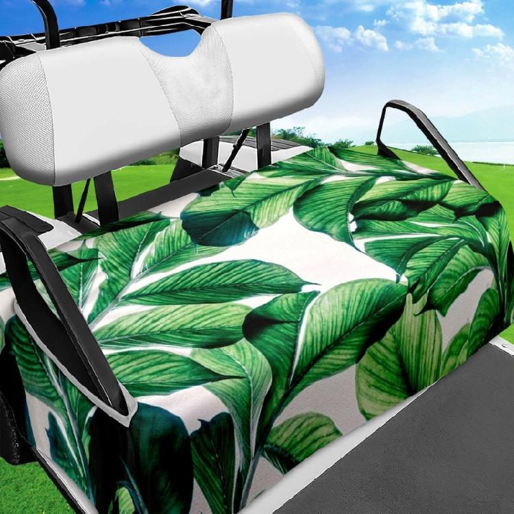 Quickly Install Golf Cart Seats Protector Heavy Type Polyester Materials Weather Resistant Universal Fit Accessory