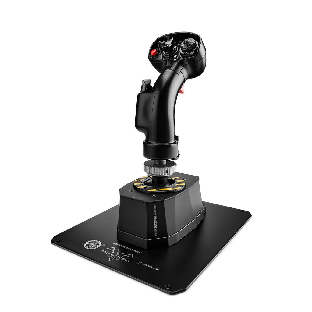 Thrustmaster AVA Super Hornet Flightstick for PC Flight Modular Hornet Fighter Warranty F/A-18 Simulators, Base, F/A-18C Replica, 1-Year