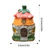 Garden Ornament Bonsai Decorations Resin Mushroom Flower Pine Cone House