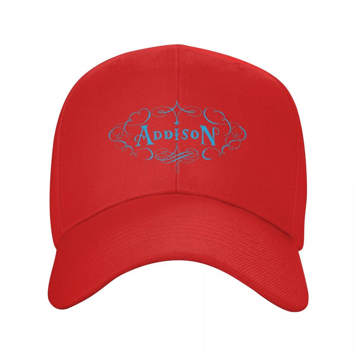 Бейсболки Addison Rae The Addison Tour 2025, модные мужские и женские кепки, регулируемые кепки, уличная одежда, бейсболка-кепка. One Size