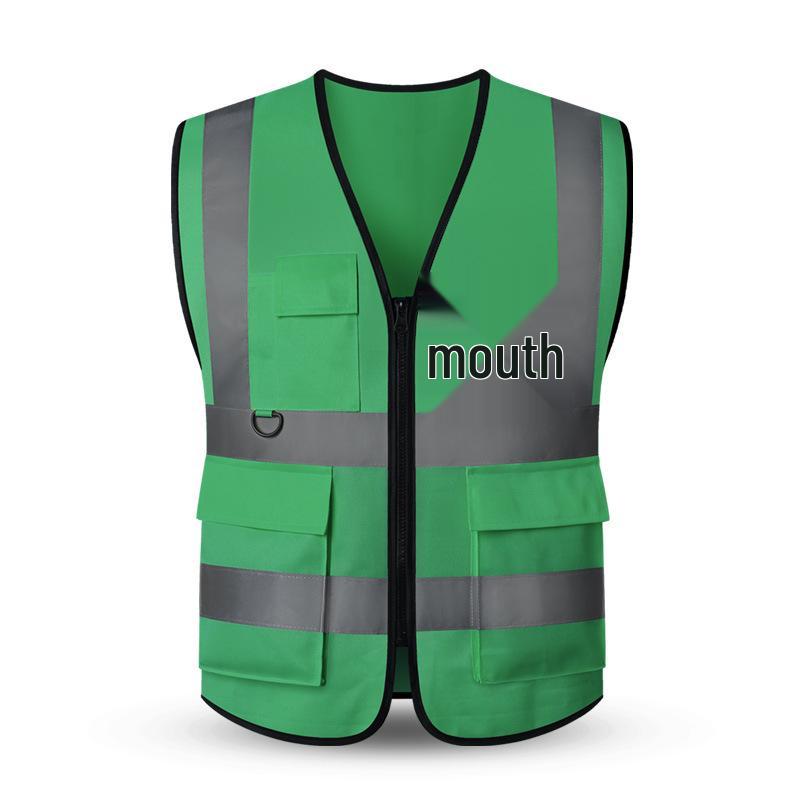 Reflective Vest for Sanitation, Gardening, Traffic, Construction, and Takeaway