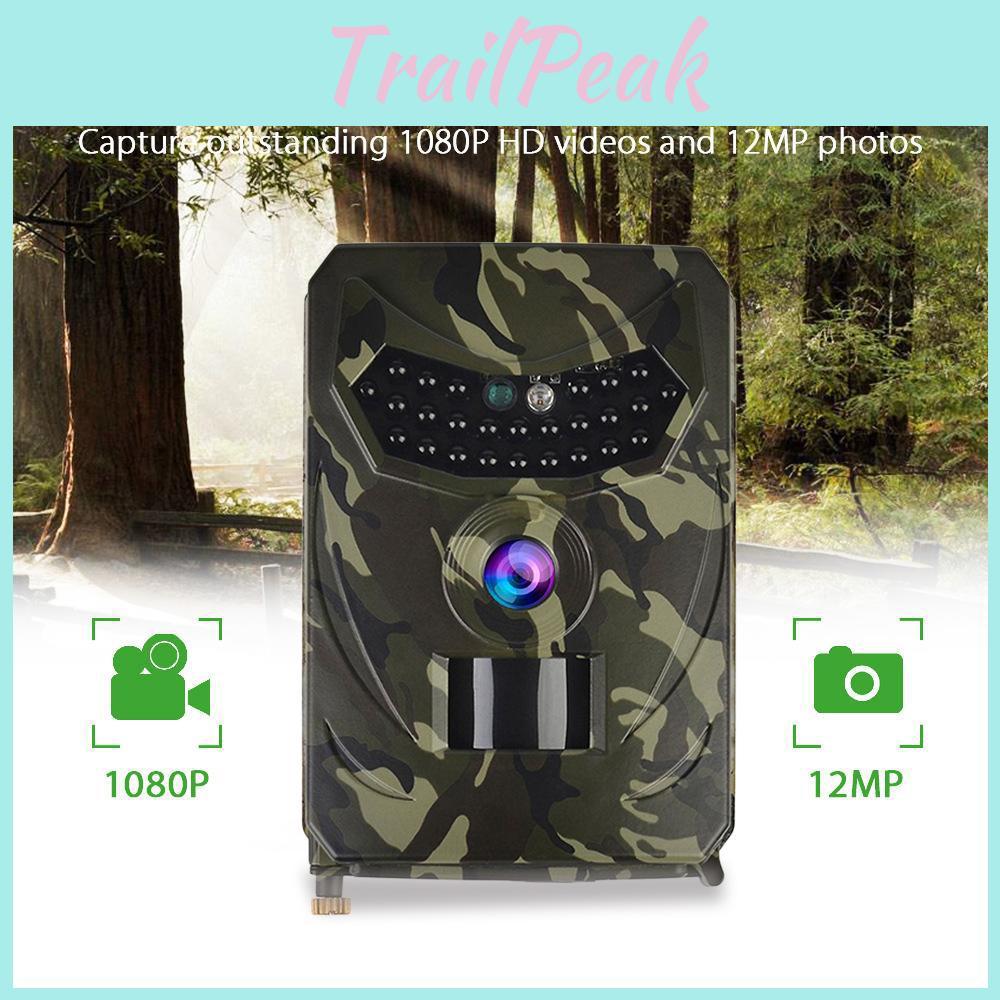 08s 1080p 12mp Hunting Trail Camera Led Waterproof Wildlife Cam Vision Night