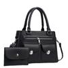Simple Style Large Capacity Pu Tote Bag With Inner Pockets For Women