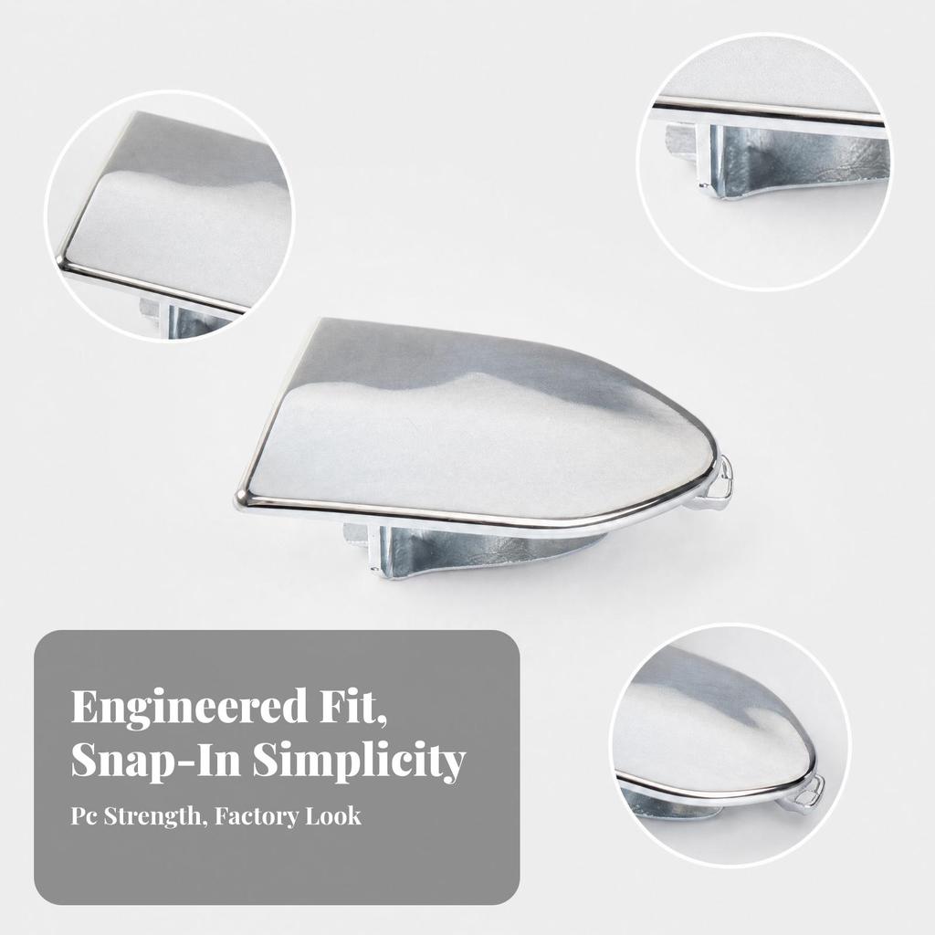 Auto Exterior Accessory Scratch-Resistant Car Brand Door Handle Keyhole Trim