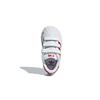 Adidas Originals SUPERSTAR CF Synthetic Leather Comfortable Slip Resistant Low top Toddler Shoes White Red Baby CG6639