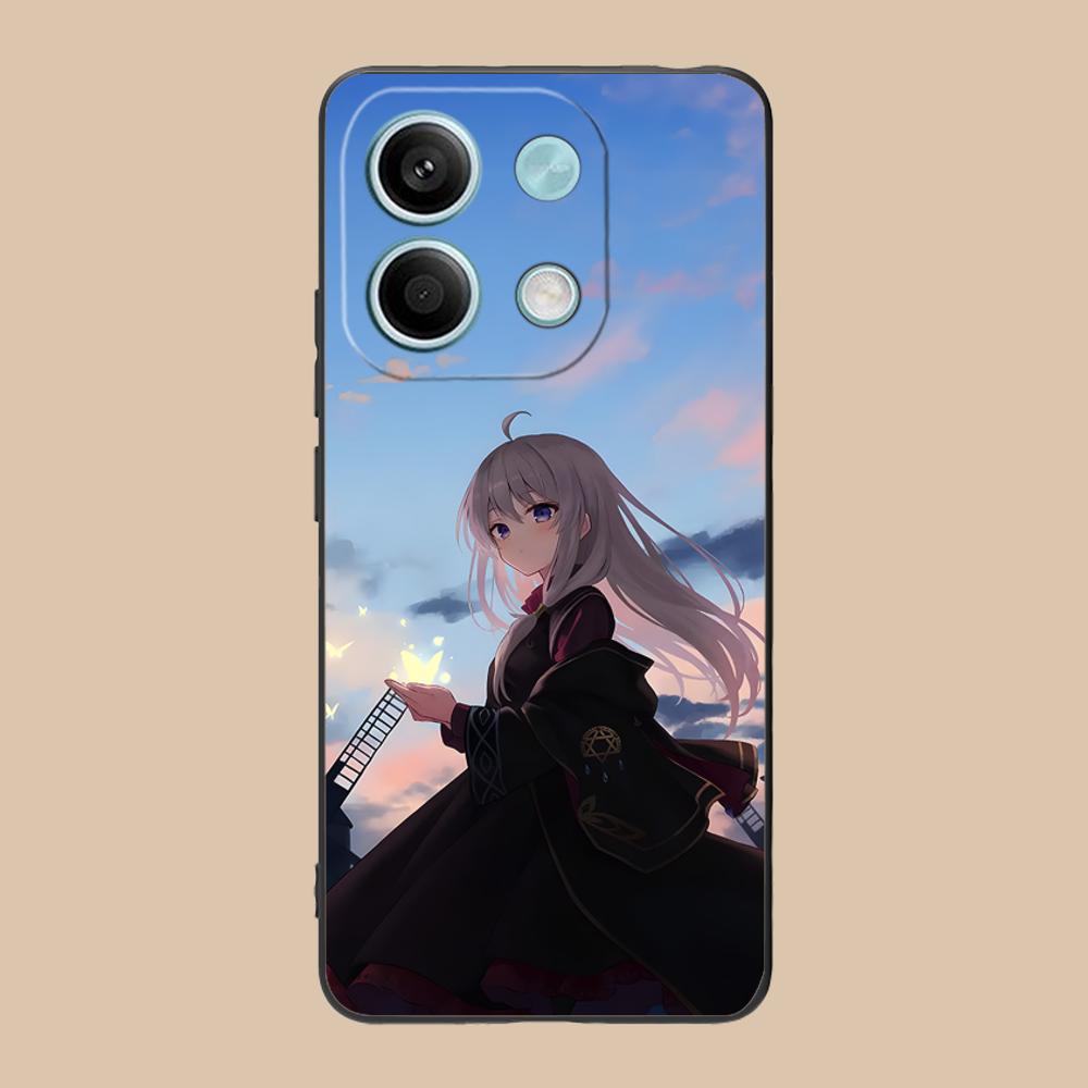 Wandering Witch Elaina Matte TPU Mobile Phone Case for POCO M7 M6 M5 M4 M3 X7 X6 X5 X4 X3 Pro GT 5G Colorful Printing Cover