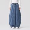 Men Vintage Washed Baggy Jeans Plus Size Ming Dynasty Lantern Trousers Chinese Retro Streetwear Denim Pants Man Wide Leg Pants