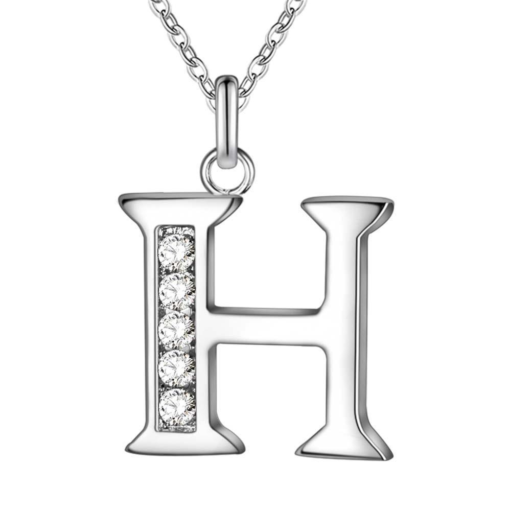 Explosive Jewelry Export Silver Jewelry Necklace 26 Letter Necklace A-Z Accessories