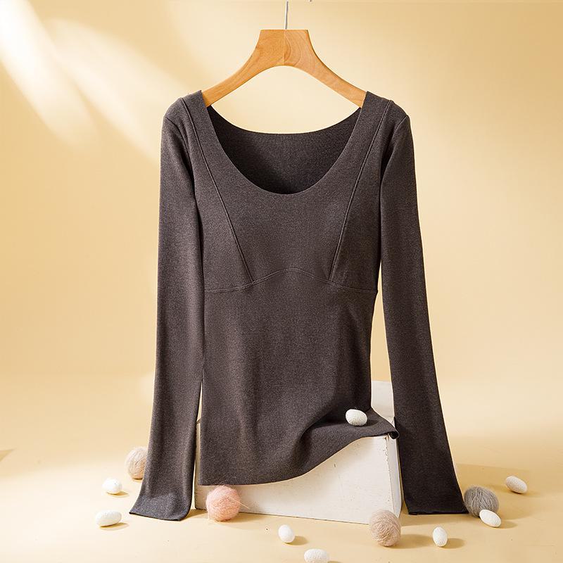 

Женские теплые зимние топы: Утепленная, бархатная, с двойным начесом, бесшовная майка из немецкого бархата M