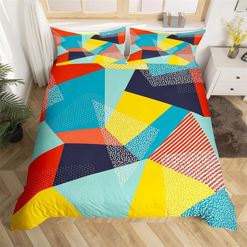 Пододеяльник с изображением заката и геометрическим узором Ombre — фото 11