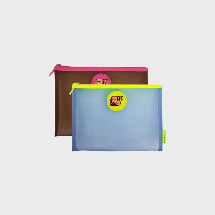 

Сетчатый мешочек M pink+brown