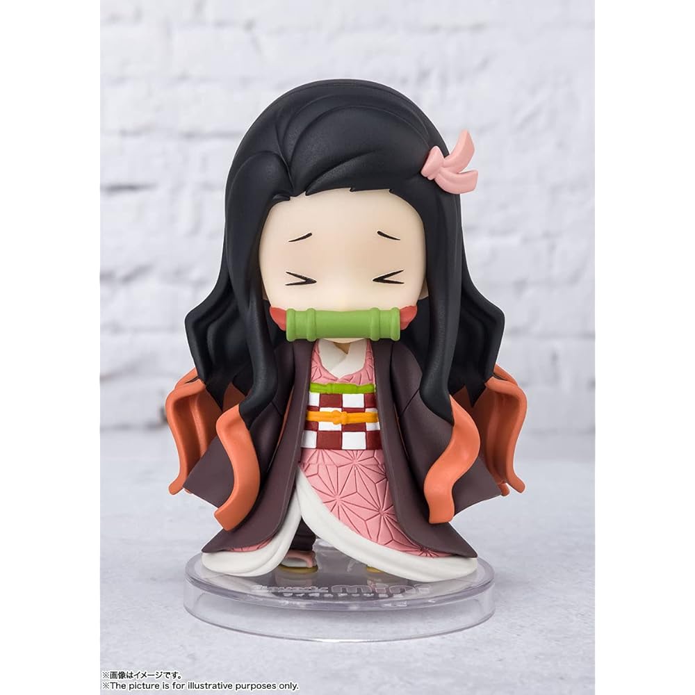 TAMASHII NATIONS Figuarts mini Demon Slayer Nezuko Figura 75mm PVC ABS Pintada Móvel Colecionável