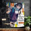 Dangers In My Heart Anime Tapestry Hanging Tarot Hippie Wall Rugs Dorm Home Decor